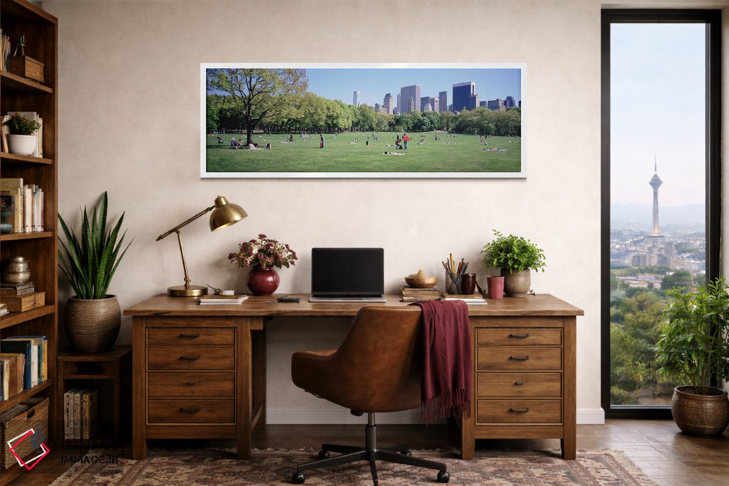 تابلو دکوراتیو Sheep Meadow, Central Park, NYC, New York City, New Yor… اثر پانورامیک ایمجز - D1W
