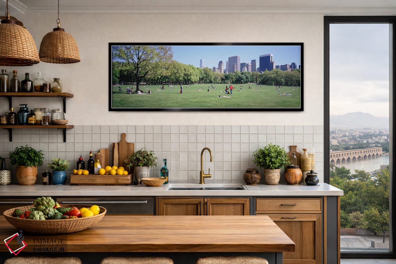 تابلو دکوراتیو Sheep Meadow, Central Park, NYC, New York City, New Yor… اثر پانورامیک ایمجز - D3B