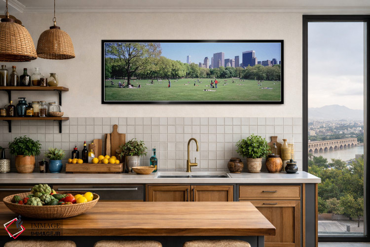 تابلو دکوراتیو Sheep Meadow, Central Park, NYC, New York City, New Yor… اثر پانورامیک ایمجز - D3B