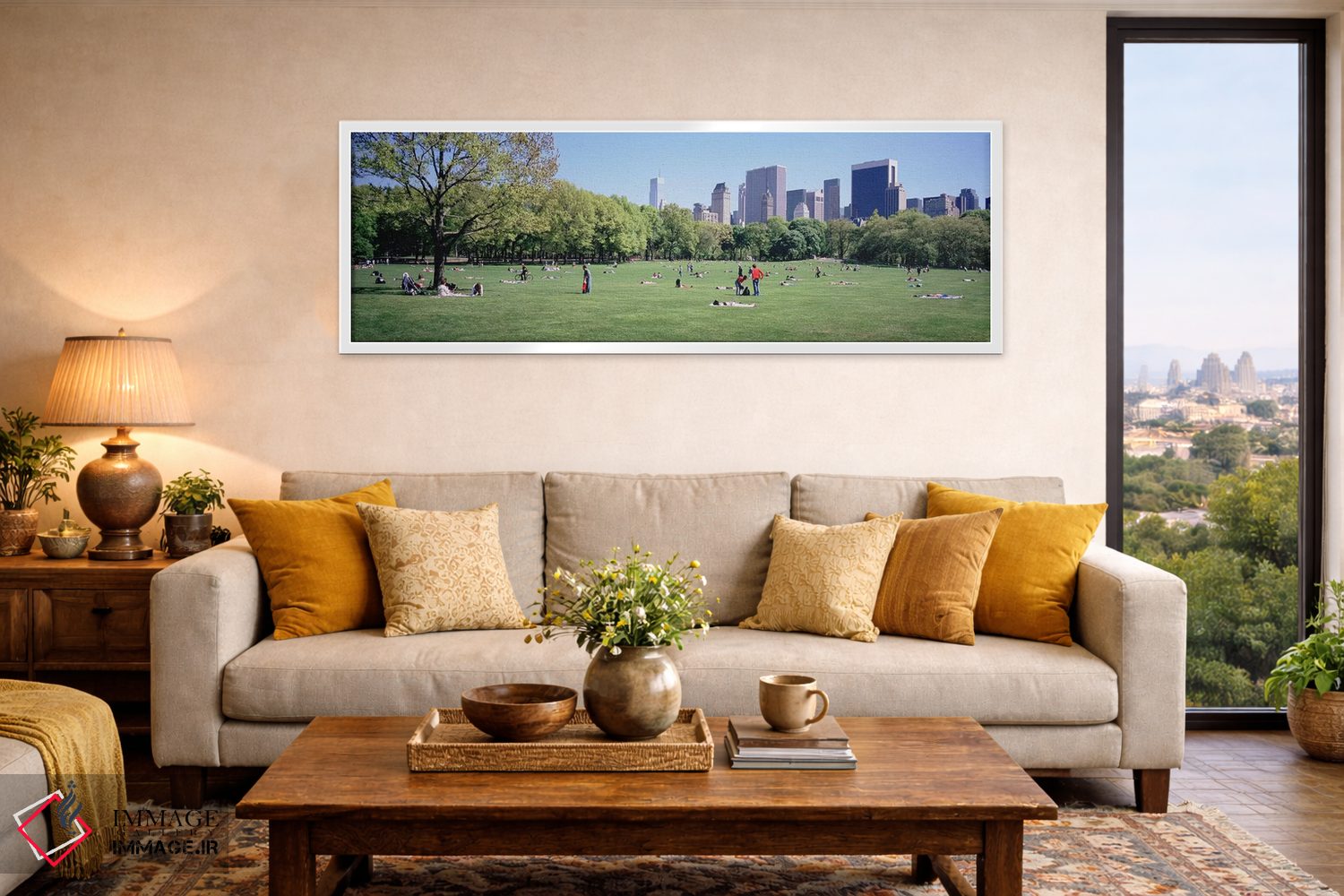 تابلو دکوراتیو Sheep Meadow, Central Park, NYC, New York City, New Yor… اثر پانورامیک ایمجز - D4W