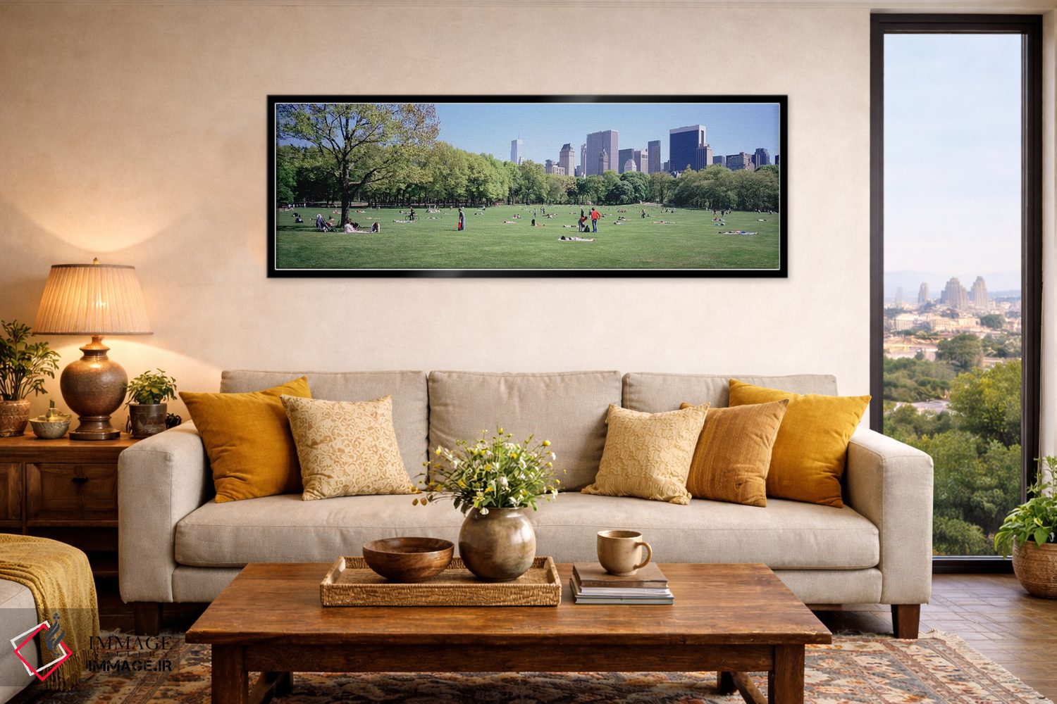تابلو دکوراتیو Sheep Meadow, Central Park, NYC, New York City, New Yor… اثر پانورامیک ایمجز - D6B