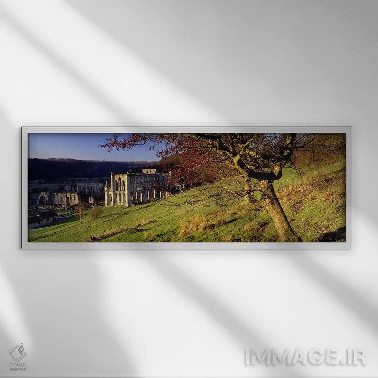 تابلو دکوراتیو North Yorkshire, England, United Kingdom,کلیسایی بر فرا… اثر پانورامیک ایمجز - نمای قابدار سفید