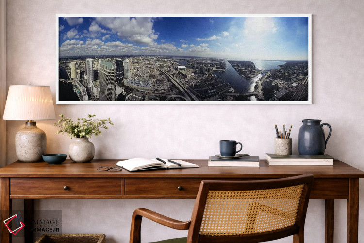 تابلو دکوراتیو Hillsborough County, Florida, USA,نمای ۳۶۰ درجه از شهر… اثر پانورامیک ایمجز - D1W