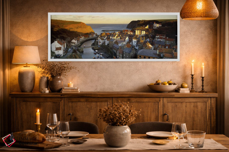 تابلو دکوراتیو Staithes, North Yorkshire, England, United Kingdom,منظر… اثر پانورامیک ایمجز - D1W