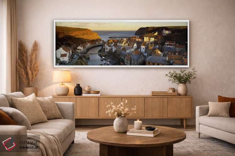 تابلو دکوراتیو Staithes, North Yorkshire, England, United Kingdom,منظر… اثر پانورامیک ایمجز - D3W