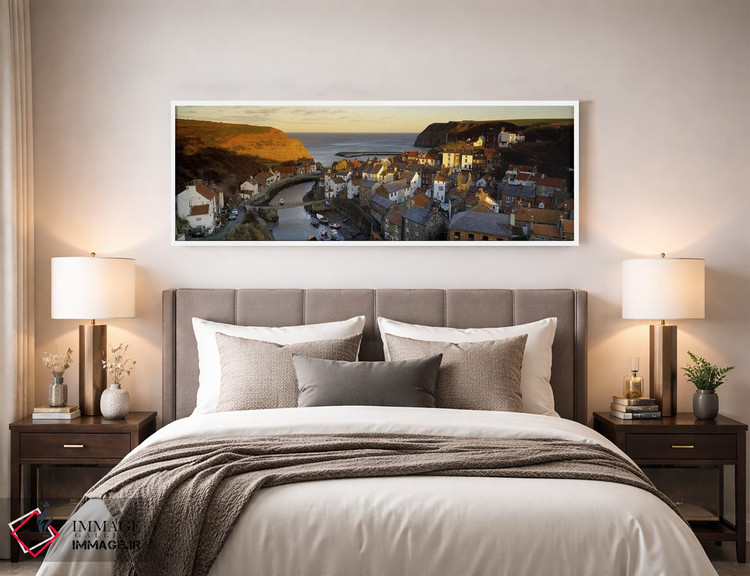 تابلو دکوراتیو Staithes, North Yorkshire, England, United Kingdom,منظر… اثر پانورامیک ایمجز - D4W