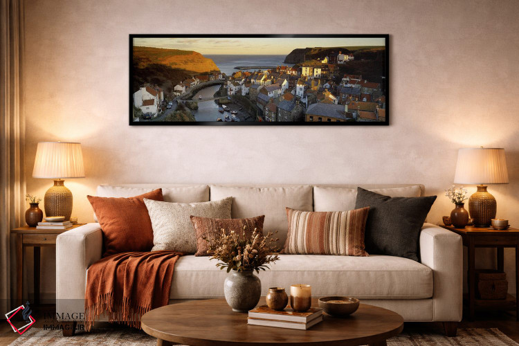 تابلو دکوراتیو Staithes, North Yorkshire, England, United Kingdom,منظر… اثر پانورامیک ایمجز - D6B