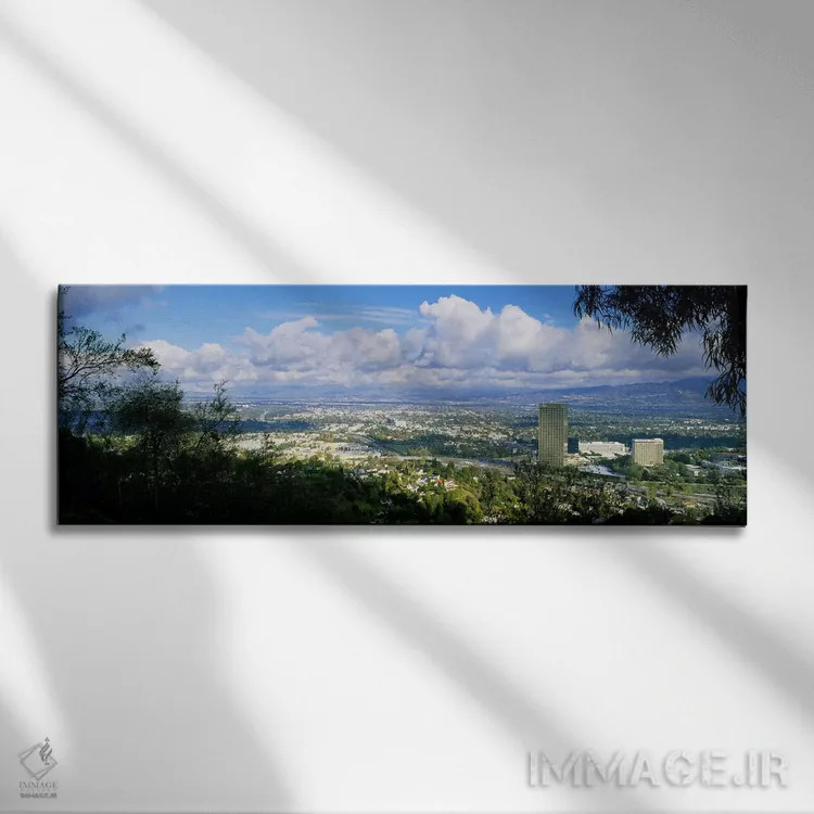 تابلو دکوراتیو Studio City, San Fernando Valley, Los Angeles, Californ… اثر پانورامیک ایمجز - نمای روبهرو روی دیوار