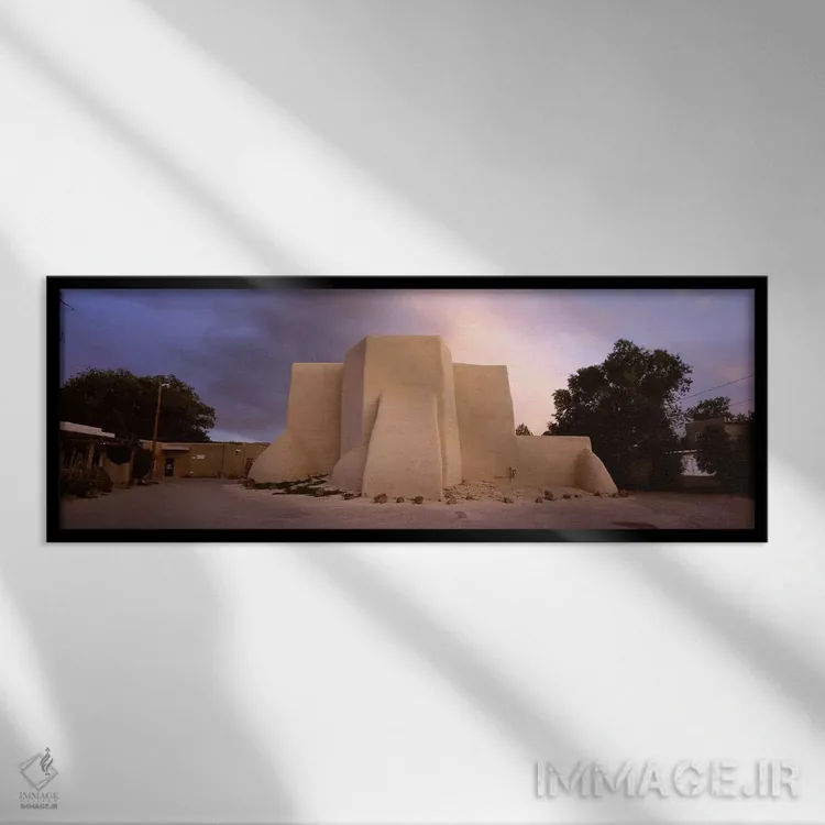 تابلو دکوراتیو San Francisco de Asis Church, Ranchos De Taos, New Mexi… اثر پانورامیک ایمجز - نمای قابدار مشکی