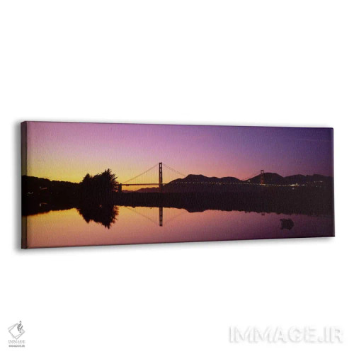 تابلو دکوراتیو Golden Gate Bridge, San Francisco, California, USA,انعک… اثر پانورامیک ایمجز - نمای پرسپکتیو محصول