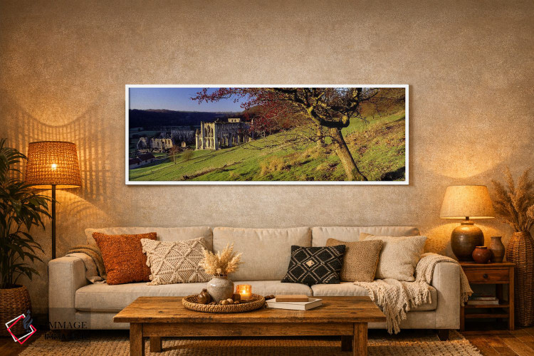 تابلو دکوراتیو North Yorkshire, England, United Kingdom,کلیسایی بر فرا… اثر پانورامیک ایمجز - D6W