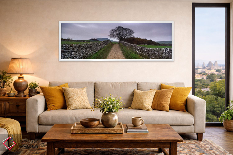 تابلو دکوراتیو Yorkshire Dales, England, United Kingdom,دیوارهای سنگی… اثر پانورامیک ایمجز - D4W