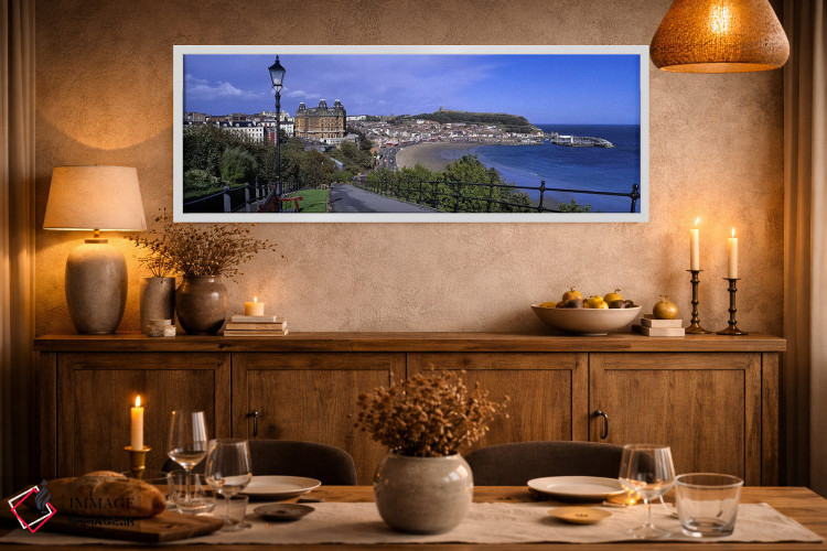 تابلو دکوراتیو Scarborough, North Yorkshire, England, United Kingdom,خ… اثر پانورامیک ایمجز - D2W