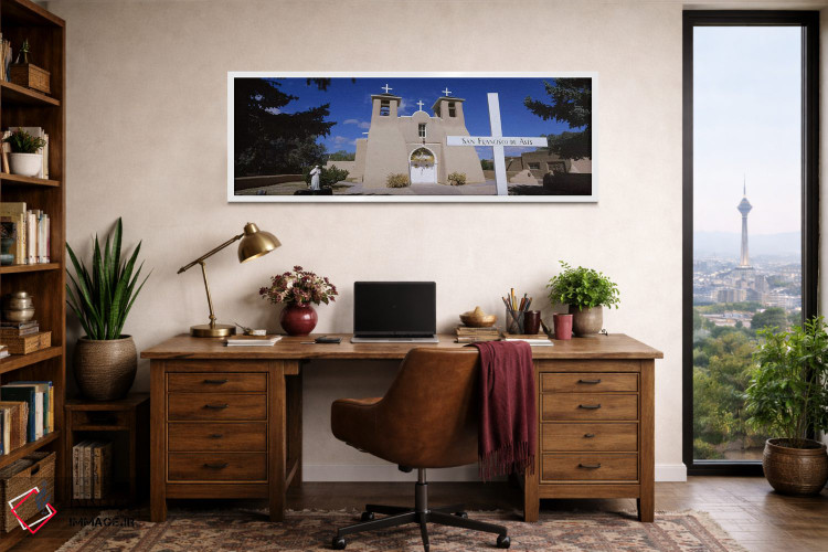 تابلو دکوراتیو San Francisco de Asis Church, Ranchos De Taos, New Mexi… اثر پانورامیک ایمجز - D1W