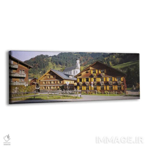 تابلو دکوراتیو Bregenzerwald, Vorarlberg, Austria,کلیسا در روستا، برگن… اثر پانورامیک ایمجز - نمای پرسپکتیو محصول
