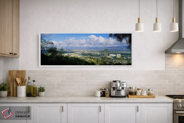تابلو دکوراتیو Studio City, San Fernando Valley, Los Angeles, Californ… اثر پانورامیک ایمجز - D1W