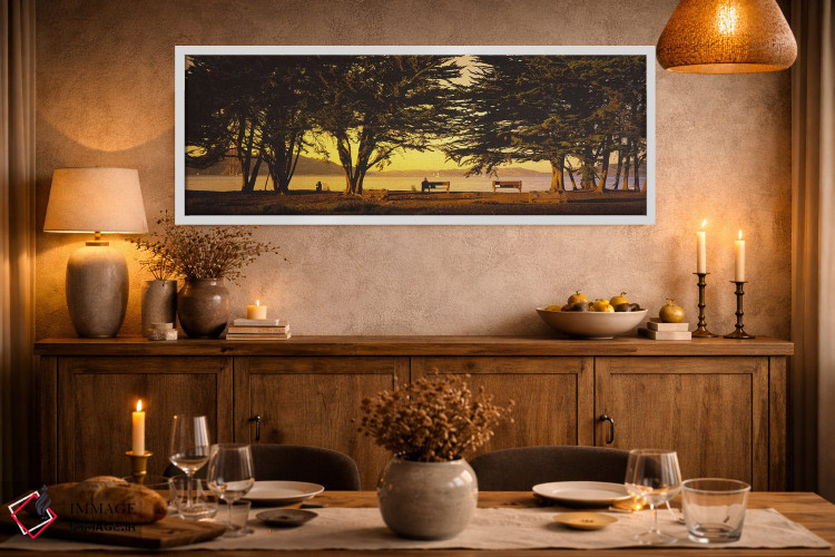 تابلو دکوراتیو Crissy Field, San Francisco, California, USA,درختان در… اثر پانورامیک ایمجز - D1W