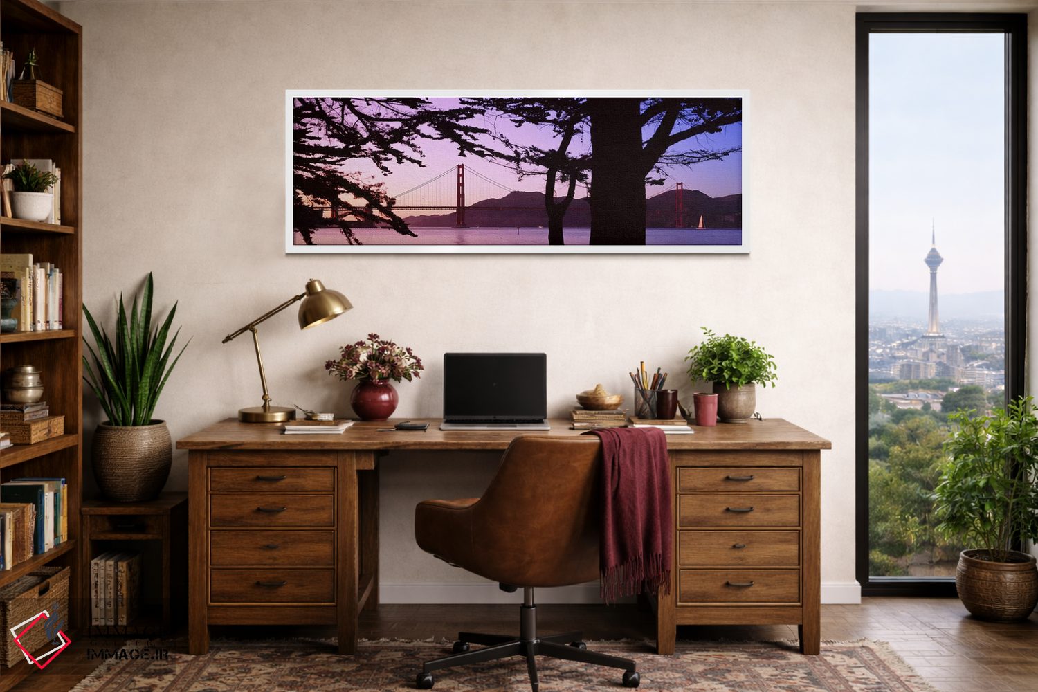 تابلو دکوراتیو Golden Gate Bridge, San Francisco, California, USA,پل م… اثر پانورامیک ایمجز - D1W