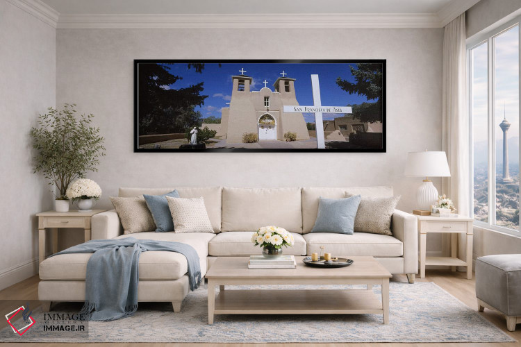 تابلو دکوراتیو San Francisco de Asis Church, Ranchos De Taos, New Mexi… اثر پانورامیک ایمجز - D6B