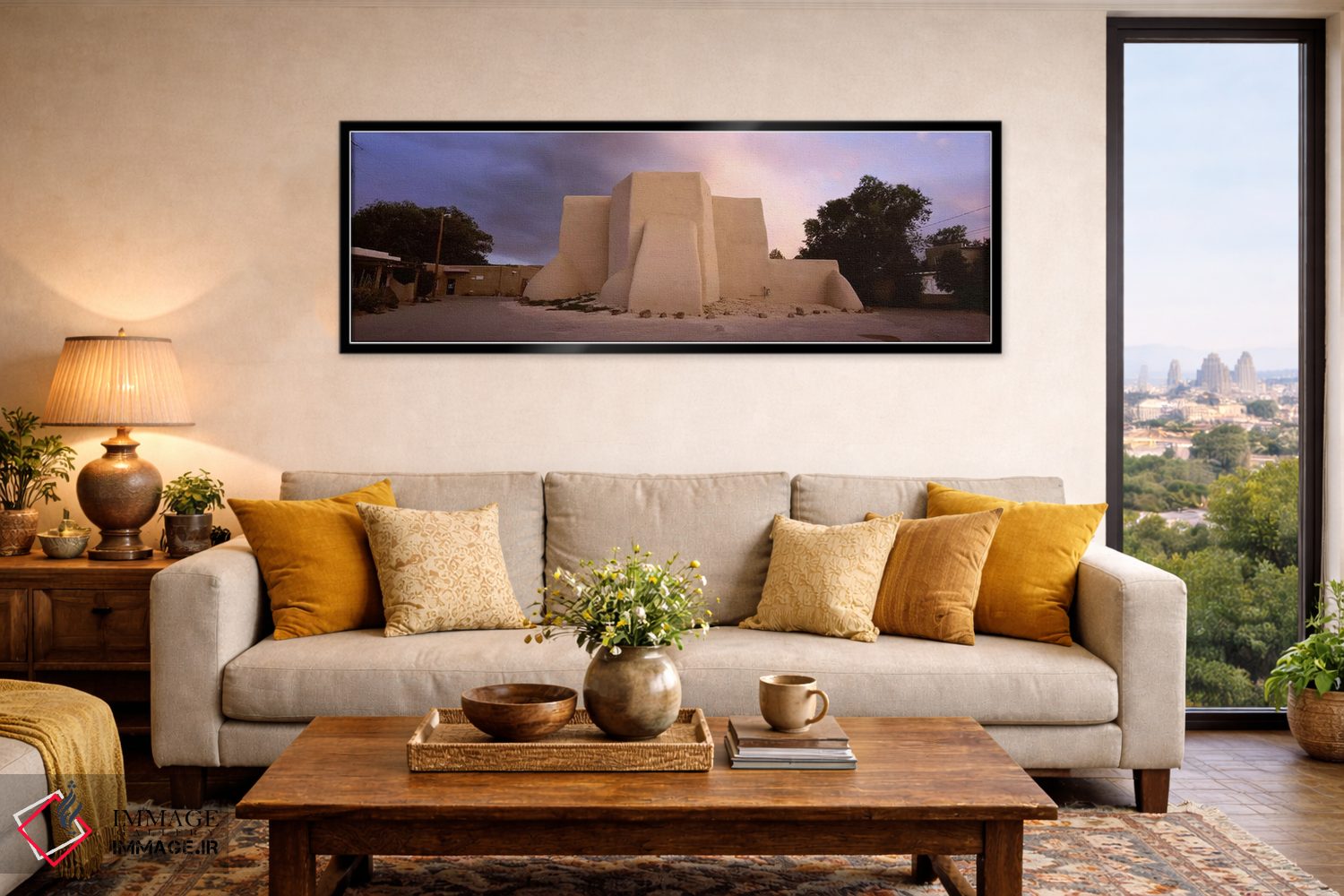 تابلو دکوراتیو San Francisco de Asis Church, Ranchos De Taos, New Mexi… اثر پانورامیک ایمجز - D6B