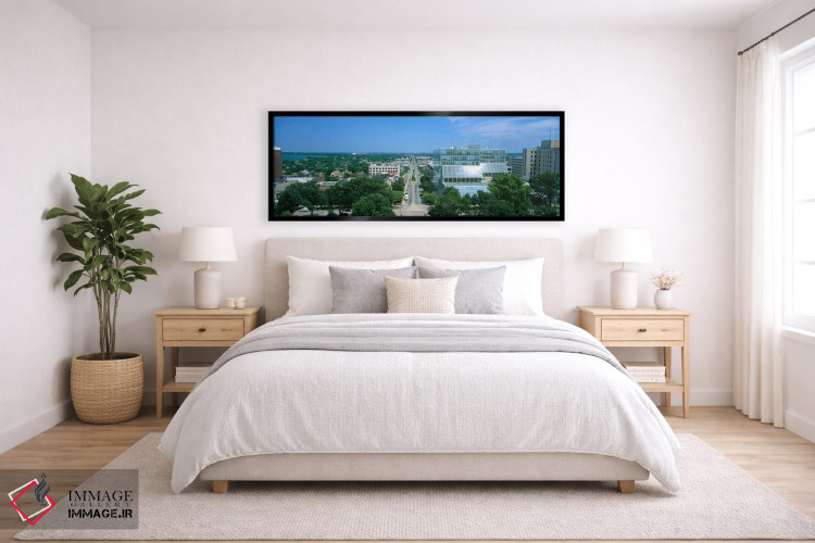 تابلو دکوراتیو E. Washington Ave, Madison, Wisconsin, USA,نمای بالا از… اثر پانورامیک ایمجز - D6B