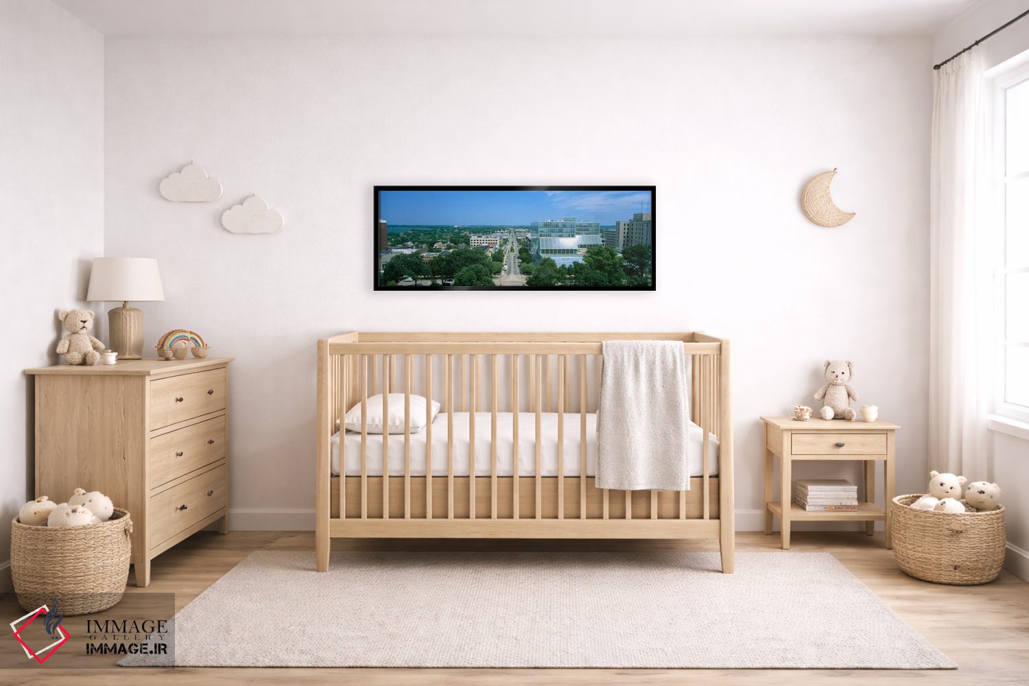 تابلو دکوراتیو E. Washington Ave, Madison, Wisconsin, USA,نمای بالا از… اثر پانورامیک ایمجز - D5B