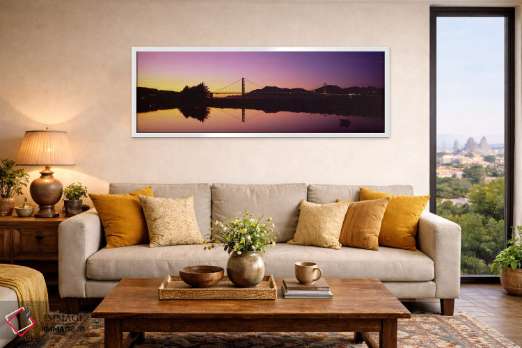 تابلو دکوراتیو Golden Gate Bridge, San Francisco, California, USA,انعک… اثر پانورامیک ایمجز - D3W