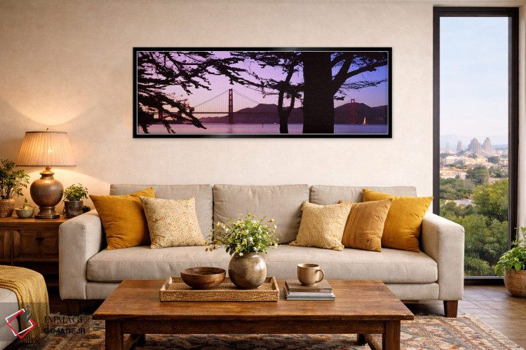 تابلو دکوراتیو Golden Gate Bridge, San Francisco, California, USA,پل م… اثر پانورامیک ایمجز - D6B