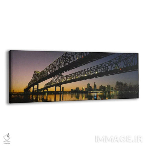 تابلو دکوراتیو New Orleans, Louisiana, USA,نمای زاویه پایین از پلی بر… اثر پانورامیک ایمجز - نمای پرسپکتیو محصول