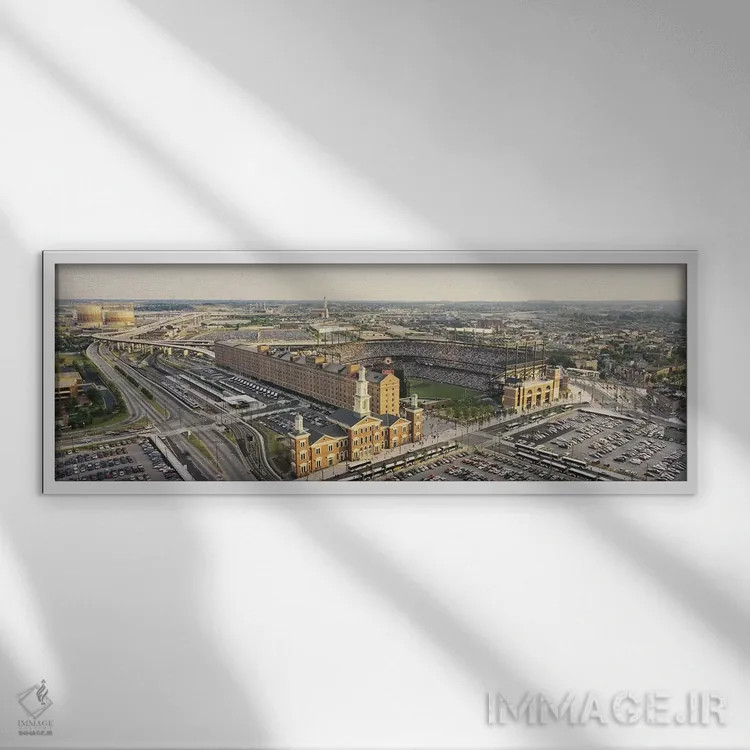 تابلو دکوراتیو Oriole Park at Camden Yards, Baltimore, Maryland, USA,ن… اثر پانورامیک ایمجز - نمای قابدار سفید