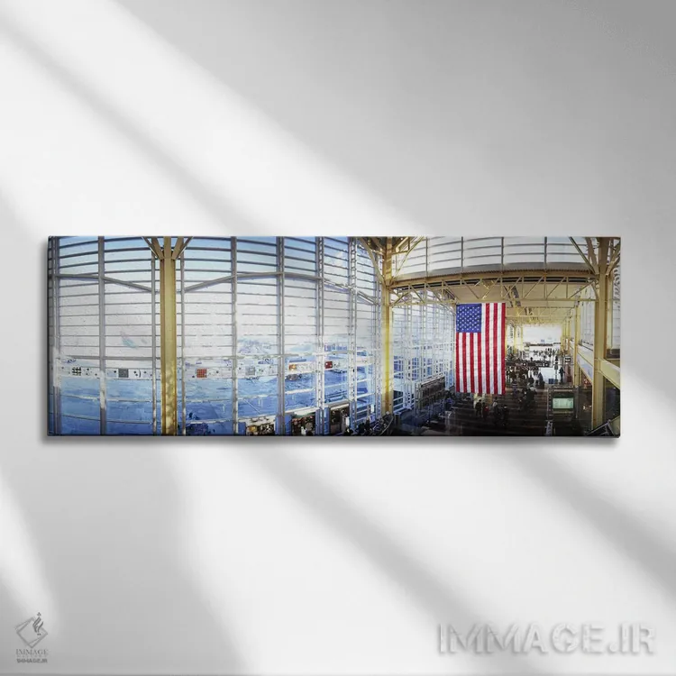 تابلو دکوراتیو Ronald Reagan Washington National Airport, Washington D… اثر پانورامیک ایمجز - نمای روبهرو روی دیوار