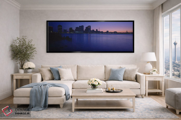 تابلو دکوراتیو New Orleans, Louisiana, USA,ساختمان ها کنار آب، نیواورل… اثر پانورامیک ایمجز - D6B
