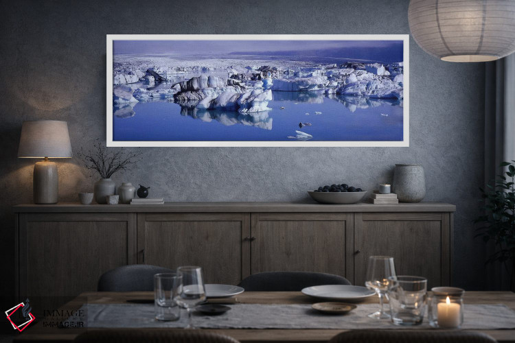 تابلو دکوراتیو Breidamerkurjokull, Vatnajokull, Iceland,تالاب یخچالی ی… اثر پانورامیک ایمجز - D3W