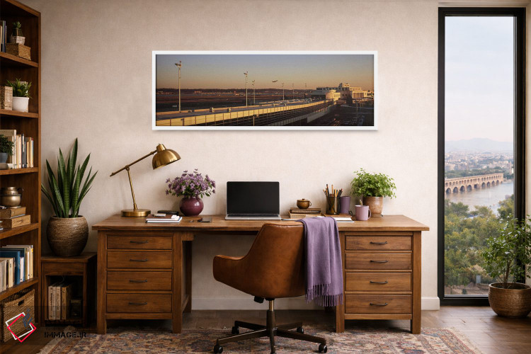 تابلو دکوراتیو Ronald Reagan Washington National Airport, Washington D… اثر پانورامیک ایمجز - D1W