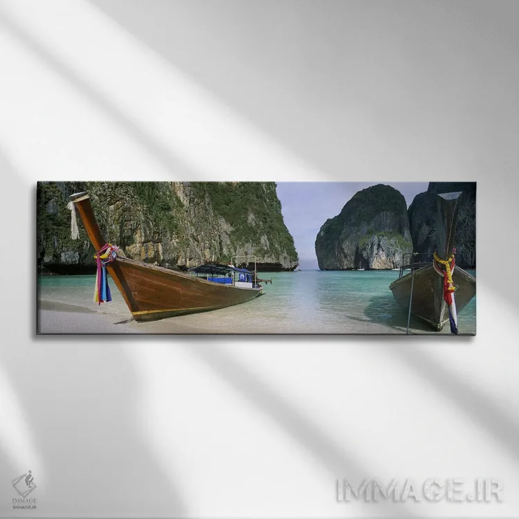 تابلو دکوراتیو Maya Bay, Ko Phi Phi Le, Phi Phi Islands, Krabi Provinc… اثر پانورامیک ایمجز - نمای روبهرو روی دیوار