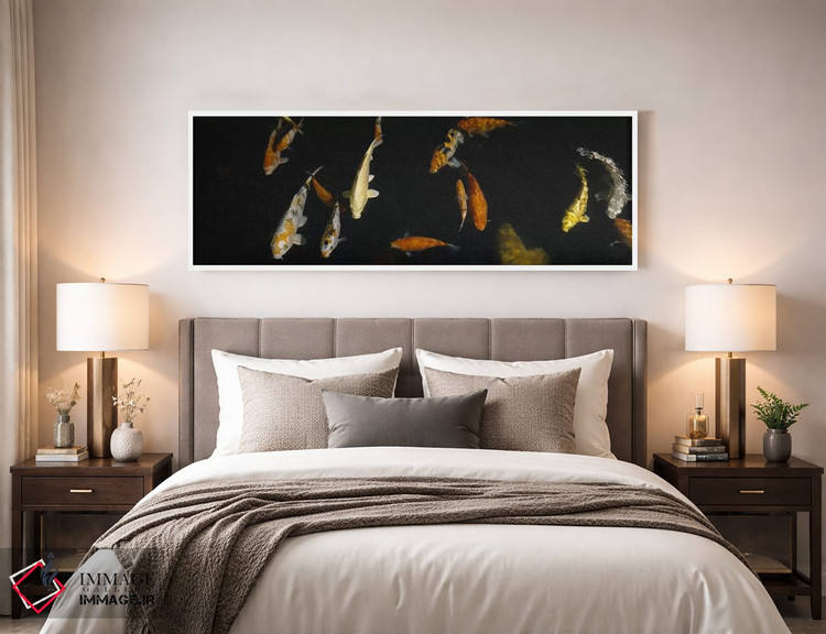 تابلو دکوراتیو Japanese Koi Fish, Capitol Aquarium, Sacramento, Califo… اثر پانورامیک ایمجز - D3W