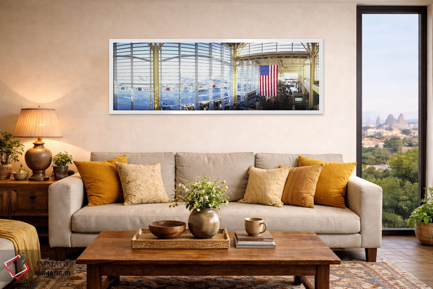 تابلو دکوراتیو Ronald Reagan Washington National Airport, Washington D… اثر پانورامیک ایمجز - D4W