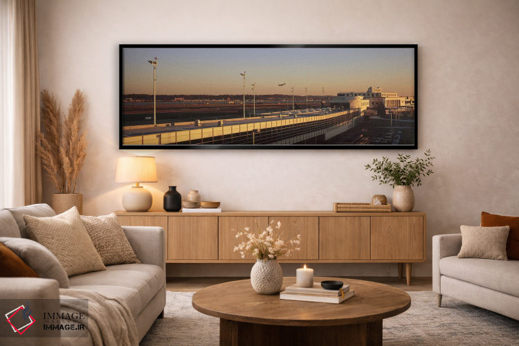 تابلو دکوراتیو Ronald Reagan Washington National Airport, Washington D… اثر پانورامیک ایمجز - D5B