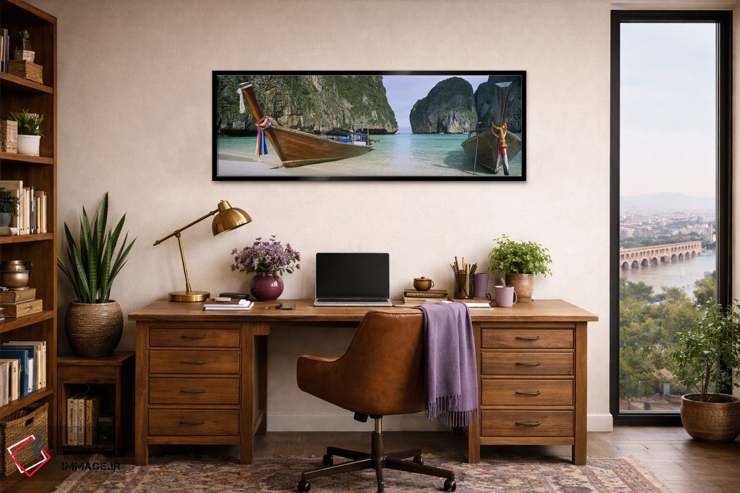 تابلو دکوراتیو Maya Bay, Ko Phi Phi Le, Phi Phi Islands, Krabi Provinc… اثر پانورامیک ایمجز - D2B