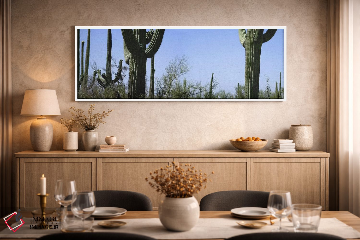 تابلو دکوراتیو Saguaro National Park, Tucson, Arizona, USA,نمای میانی… اثر پانورامیک ایمجز - D2W