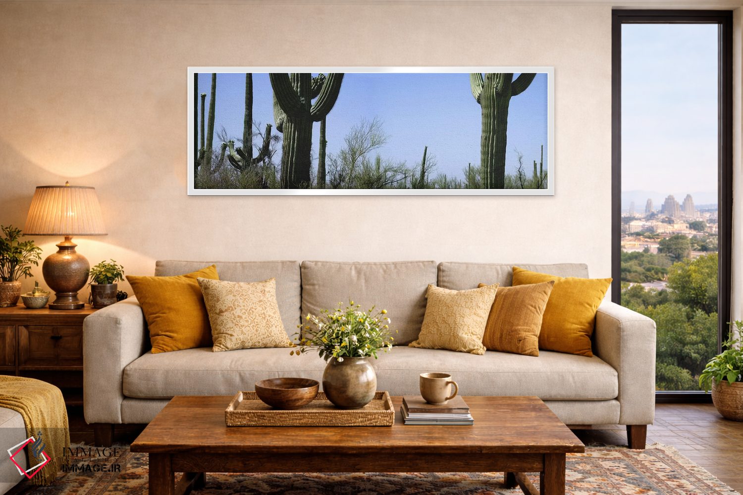 تابلو دکوراتیو Saguaro National Park, Tucson, Arizona, USA,نمای میانی… اثر پانورامیک ایمجز - D5W