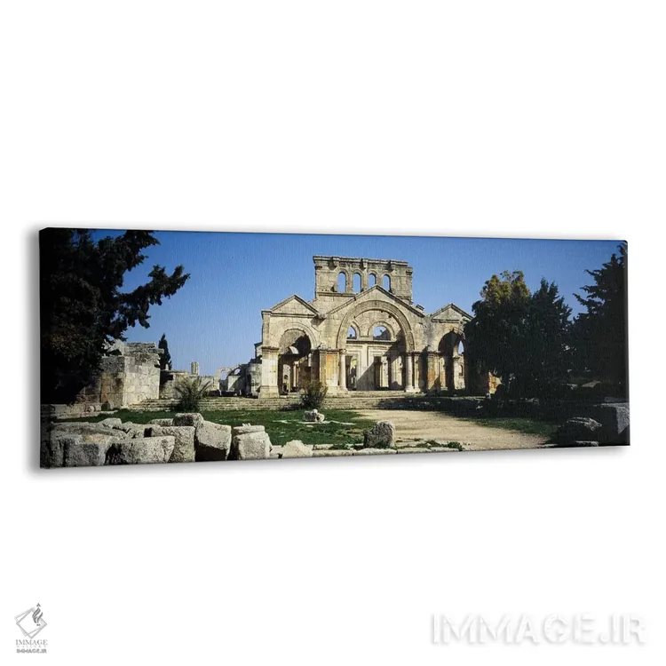 تابلو دکوراتیو St. Simeon The Stylite Abbey, Aleppo, Syria,ویرانه های… اثر پانورامیک ایمجز - نمای پرسپکتیو محصول