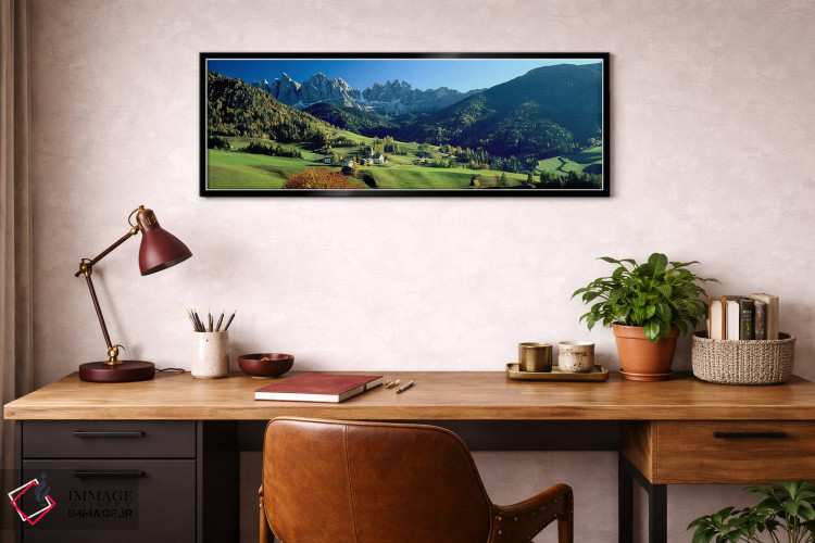 تابلو دکوراتیو Val di Funes, South Tyrol, Trentino-Alto Adige, Italy,س… اثر پانورامیک ایمجز - D3B