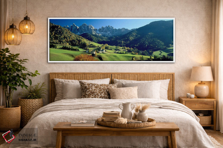 تابلو دکوراتیو Val di Funes, South Tyrol, Trentino-Alto Adige, Italy,س… اثر پانورامیک ایمجز - D4W