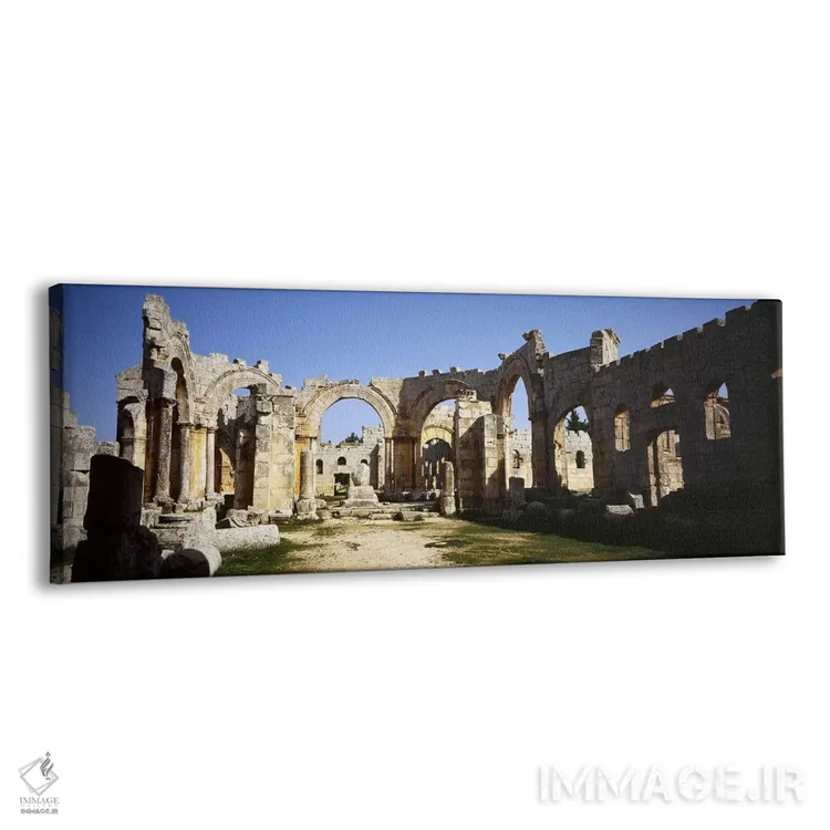 تابلو دکوراتیو St. Simeon The Stylite Abbey, Aleppo, Syria #2,ویرانه ه… اثر پانورامیک ایمجز - نمای پرسپکتیو محصول