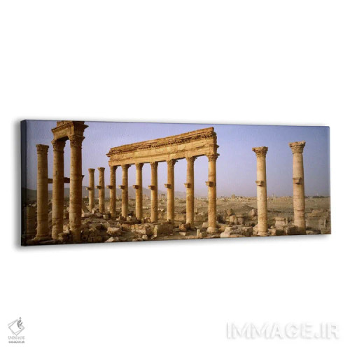 تابلو دکوراتیو Palmyra, Syria,ویرانه های قدیمی در یک چشم انداز، پالمیر… اثر پانورامیک ایمجز - نمای پرسپکتیو محصول