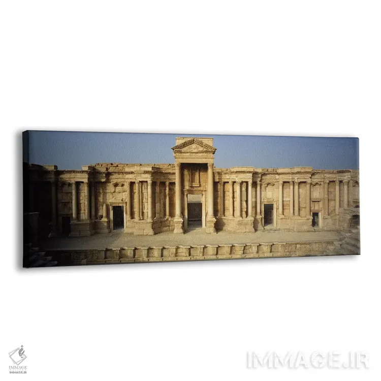 تابلو دکوراتیو Palmyra, Syria,نمای بیرونی یک ساختمان، پالمیرا، سوریه اثر پانورامیک ایمجز - نمای پرسپکتیو محصول