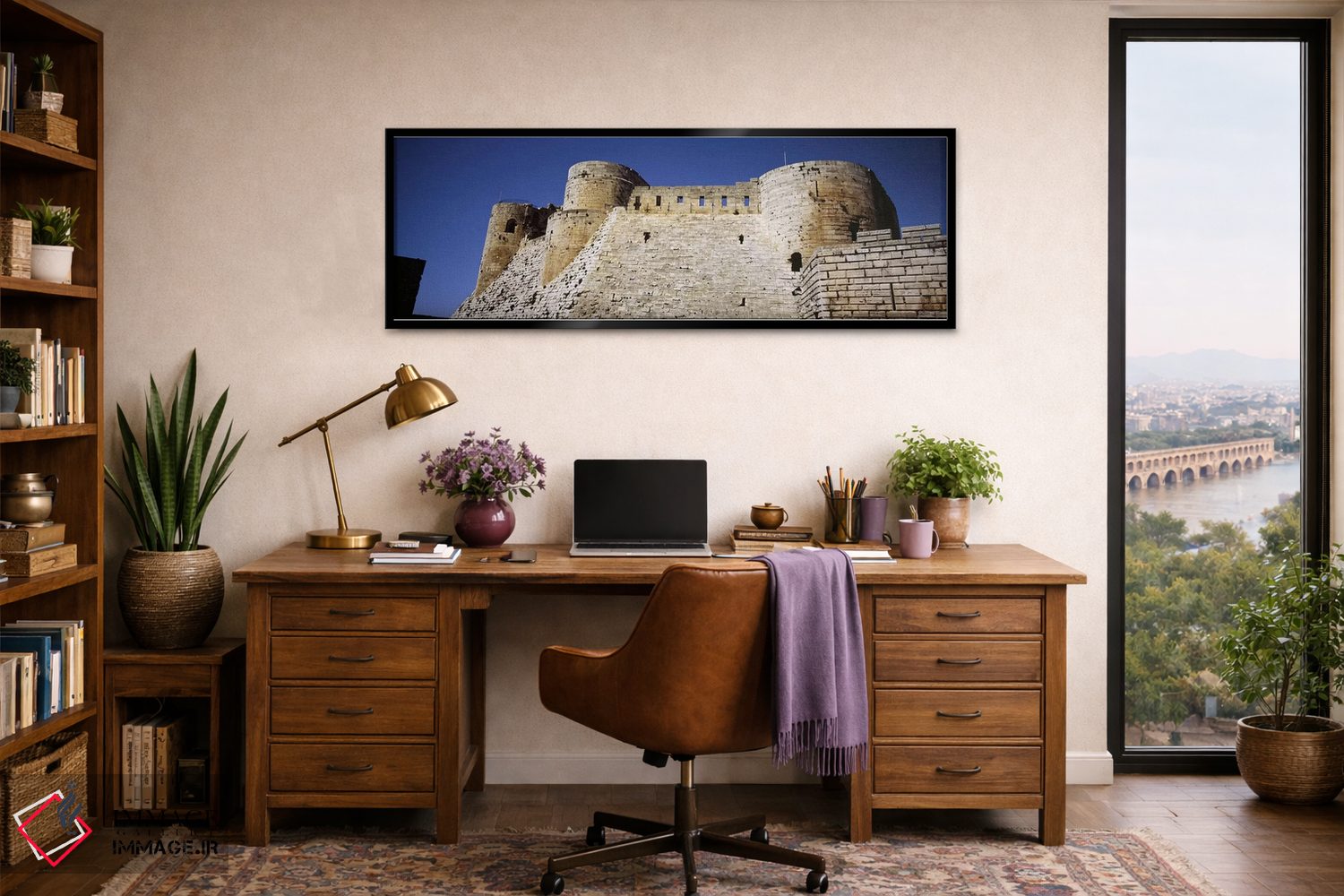 تابلو دکوراتیو Crac Des Chevaliers Fortress, Crac Des Chevaliers, Syri… اثر پانورامیک ایمجز - D2B