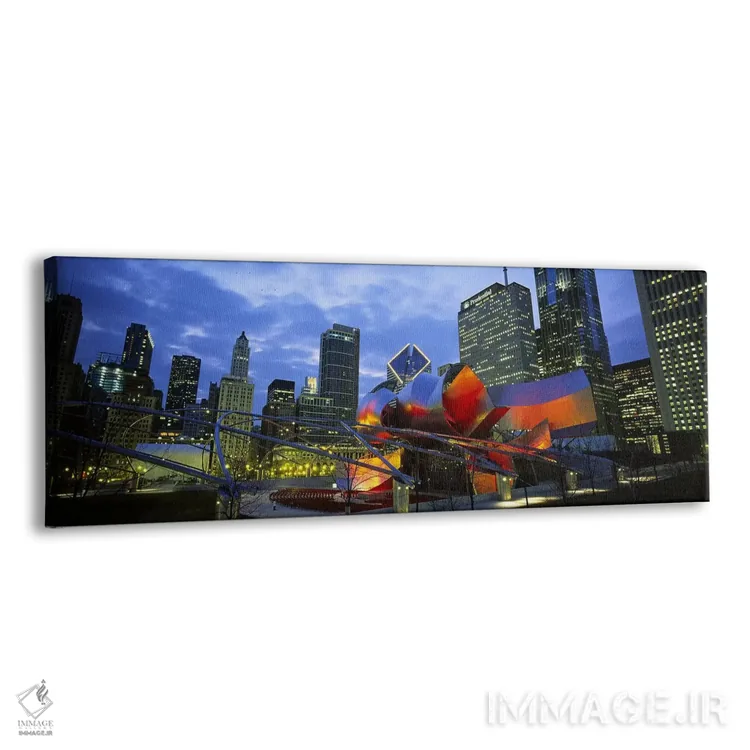 تابلو دکوراتیو Millennium Park, Chicago, Cook County, Illinois, USA,سا… اثر پانورامیک ایمجز - نمای پرسپکتیو محصول