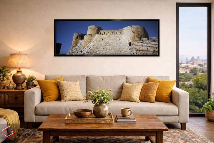 تابلو دکوراتیو Crac Des Chevaliers Fortress, Crac Des Chevaliers, Syri… اثر پانورامیک ایمجز - D6B